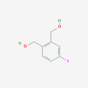 molecular formula C8H9IO2 B7465440 (4-Iodo-1,2-phenylene)dimethanol 