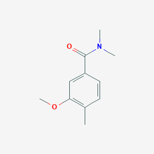 molecular formula C11H15NO2 B7465652 3-methoxy-N,N,4-trimethylbenzamide 