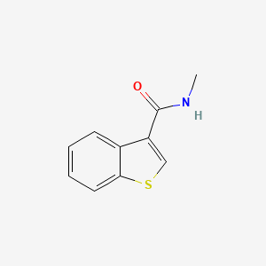 molecular formula C10H9NOS B7465795 N-Methylbenzo[b]thiophene-3-carboxamide 