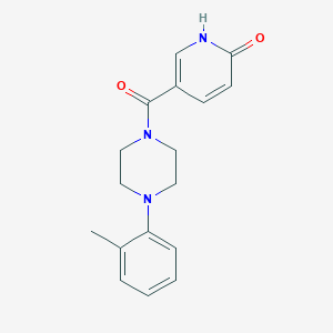 molecular formula C17H19N3O2 B7465976 5-{[4-(2-methylphenyl)piperazin-1-yl]carbonyl}pyridin-2(1H)-one 