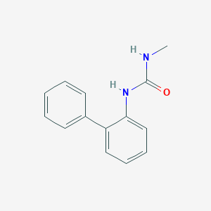 molecular formula C14H14N2O B7466259 1-Methyl-3-(2-phenylphenyl)urea 