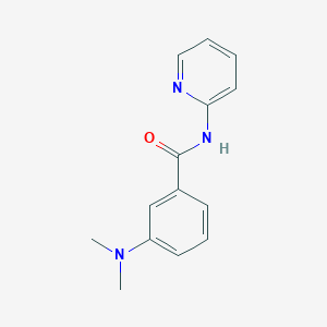 molecular formula C14H15N3O B7466872 3-(dimethylamino)-N-pyridin-2-ylbenzamide 