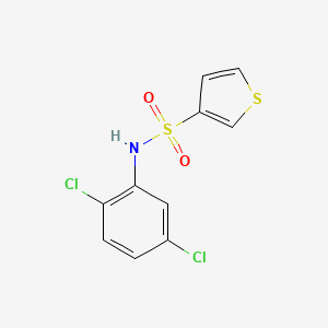 molecular formula C10H7Cl2NO2S2 B7466942 N-(2,5-dichlorophenyl)thiophene-3-sulfonamide 