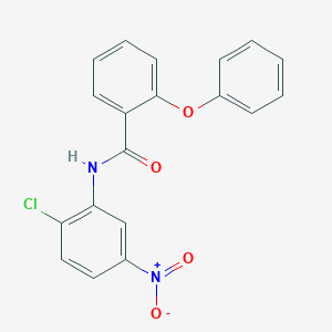molecular formula C19H13ClN2O4 B7467212 N-(2-chloro-5-nitrophenyl)-2-phenoxybenzamide 