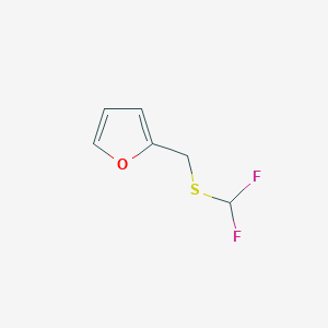 2-(Difluoromethylsulfanylmethyl)furan