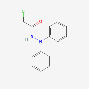 molecular formula C14H13ClN2O B7467458 2-chloro-N',N'-diphenylacetohydrazide 