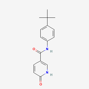 molecular formula C16H18N2O2 B7467487 N-(4-tert-butylphenyl)-6-oxo-1H-pyridine-3-carboxamide 
