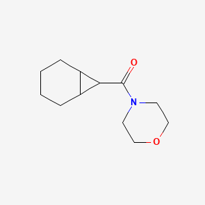 molecular formula C12H19NO2 B7467496 7-Bicyclo[4.1.0]heptanyl(morpholin-4-yl)methanone 