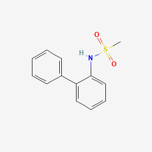 molecular formula C13H13NO2S B7467705 N-Mesylbiphenyl-2-amine 