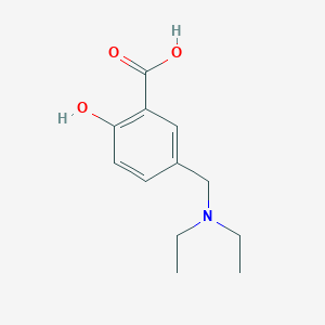 molecular formula C12H17NO3 B7467747 5-(Diethylaminomethyl)-2-hydroxybenzoic acid 