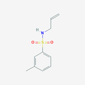 molecular formula C10H13NO2S B7467796 3-methyl-N-prop-2-enylbenzenesulfonamide 