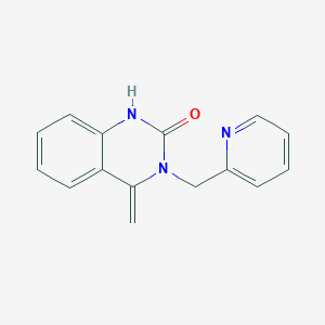 molecular formula C15H13N3O B7467942 4-methylidene-3-(pyridin-2-ylmethyl)-1H-quinazolin-2-one 