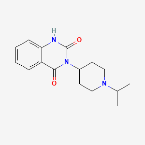 molecular formula C16H21N3O2 B7468047 3-(1-propan-2-ylpiperidin-4-yl)-1H-quinazoline-2,4-dione 