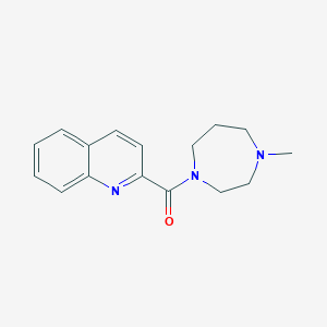 molecular formula C16H19N3O B7468131 (4-Methyl-1,4-diazepan-1-yl)-quinolin-2-ylmethanone 