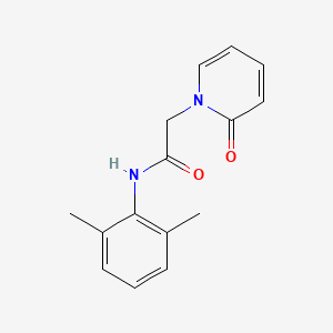 molecular formula C15H16N2O2 B7468139 N-(2,6-dimethylphenyl)-2-(2-oxopyridin-1-yl)acetamide 