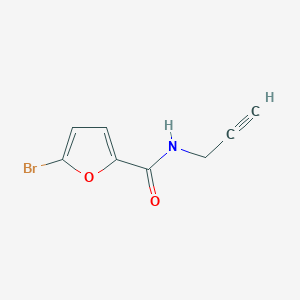 molecular formula C8H6BrNO2 B7468381 5-bromo-N-prop-2-ynylfuran-2-carboxamide 