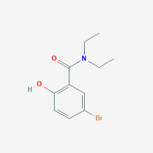 molecular formula C11H14BrNO2 B7468633 5-bromo-N,N-diethyl-2-hydroxybenzamide 
