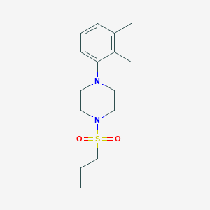 molecular formula C15H24N2O2S B7468739 1-(2,3-Dimethylphenyl)-4-propylsulfonylpiperazine 