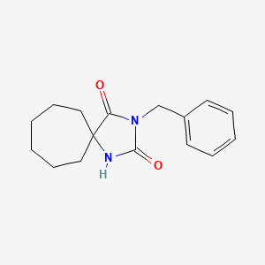 molecular formula C16H20N2O2 B7468753 3-Benzyl-1,3-diazaspiro[4.6]undecane-2,4-dione 