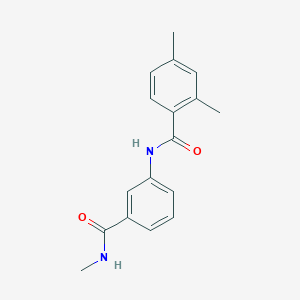 molecular formula C17H18N2O2 B7468756 2,4-dimethyl-N-[3-(methylcarbamoyl)phenyl]benzamide 