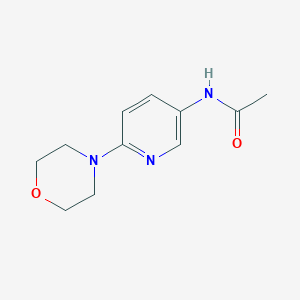 molecular formula C11H15N3O2 B7468791 N-(6-morpholin-4-ylpyridin-3-yl)acetamide 