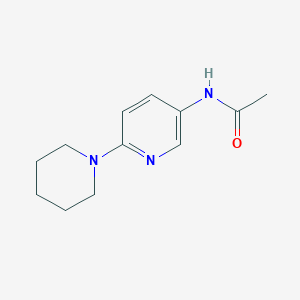 molecular formula C12H17N3O B7468793 N-(6-piperidin-1-ylpyridin-3-yl)acetamide 