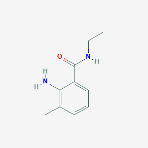 molecular formula C10H14N2O B7468995 2-amino-N-ethyl-3-methylbenzamide 