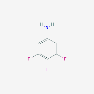 molecular formula C6H4F2IN B074690 3,5-Difluoro-4-iodoaniline CAS No. 1542-34-3
