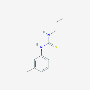 molecular formula C13H20N2S B7469128 1-Butyl-3-(3-ethylphenyl)thiourea 