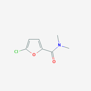 molecular formula C7H8ClNO2 B7469142 5-chloro-N,N-dimethylfuran-2-carboxamide 