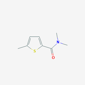molecular formula C8H11NOS B7469144 N,N,5-trimethylthiophene-2-carboxamide 