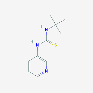 molecular formula C10H15N3S B7469190 N-tert-butyl-N'-3-pyridylthiourea 