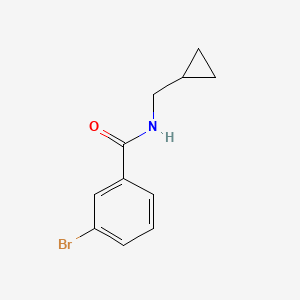 molecular formula C11H12BrNO B7469210 3-bromo-N-(cyclopropylmethyl)benzamide 