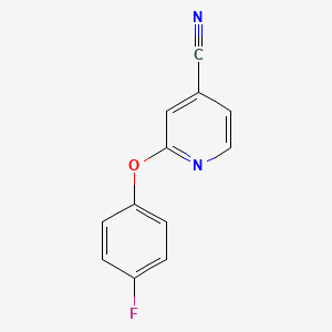 2-(4-Fluorophenoxy)pyridine-4-carbonitrile