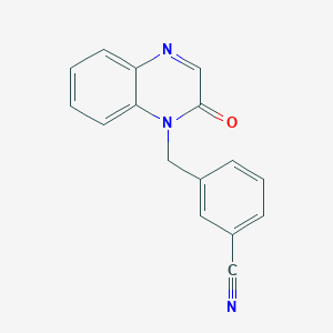 3-[(2-Oxoquinoxalin-1-yl)methyl]benzonitrile