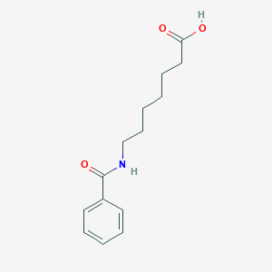 molecular formula C14H19NO3 B7469439 7-Benzamidoheptanoic acid 