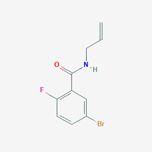 molecular formula C10H9BrFNO B7469461 5-bromo-2-fluoro-N-prop-2-enylbenzamide 