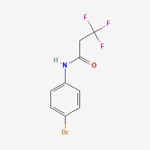 molecular formula C9H7BrF3NO B7469469 N-(4-bromophenyl)-3,3,3-trifluoropropanamide 