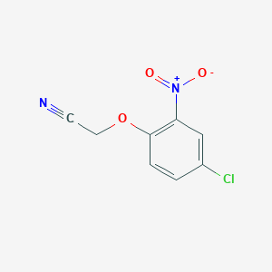 molecular formula C8H5ClN2O3 B7469508 2-(4-Chloro-2-nitrophenoxy)acetonitrile 