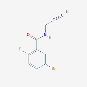 molecular formula C10H7BrFNO B7469551 5-bromo-2-fluoro-N-prop-2-ynylbenzamide 