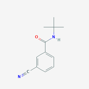 molecular formula C12H14N2O B7469610 N-tert-butyl-3-cyanobenzamide 