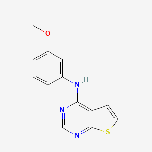 molecular formula C13H11N3OS B7469773 N-(3-methoxyphenyl)thieno[2,3-d]pyrimidin-4-amine 