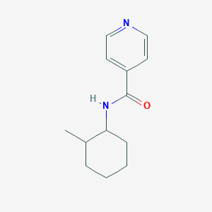 molecular formula C13H18N2O B7469784 N-(2-methylcyclohexyl)pyridine-4-carboxamide 