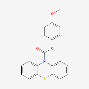 molecular formula C20H15NO3S B7469906 4-methoxyphenyl 10H-phenothiazine-10-carboxylate 