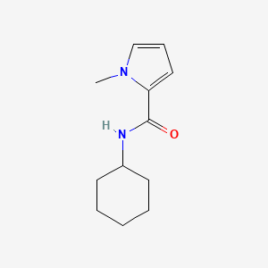 molecular formula C12H18N2O B7469951 N-cyclohexyl-1-methylpyrrole-2-carboxamide 