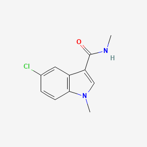 molecular formula C11H11ClN2O B7470105 5-chloro-N,1-dimethylindole-3-carboxamide 