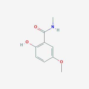 molecular formula C9H11NO3 B7470236 2-hydroxy-5-methoxy-N-methylbenzamide 