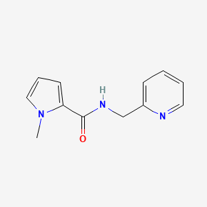 molecular formula C12H13N3O B7470275 1-methyl-N-(pyridin-2-ylmethyl)-1H-pyrrole-2-carboxamide 