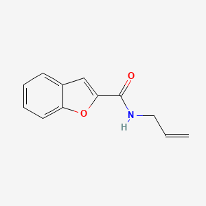 molecular formula C12H11NO2 B7470292 N-allyl-1-benzofuran-2-carboxamide 