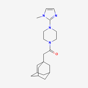 2-(1-Adamantyl)-1-[4-(1-methylimidazol-2-yl)piperazin-1-yl]ethanone